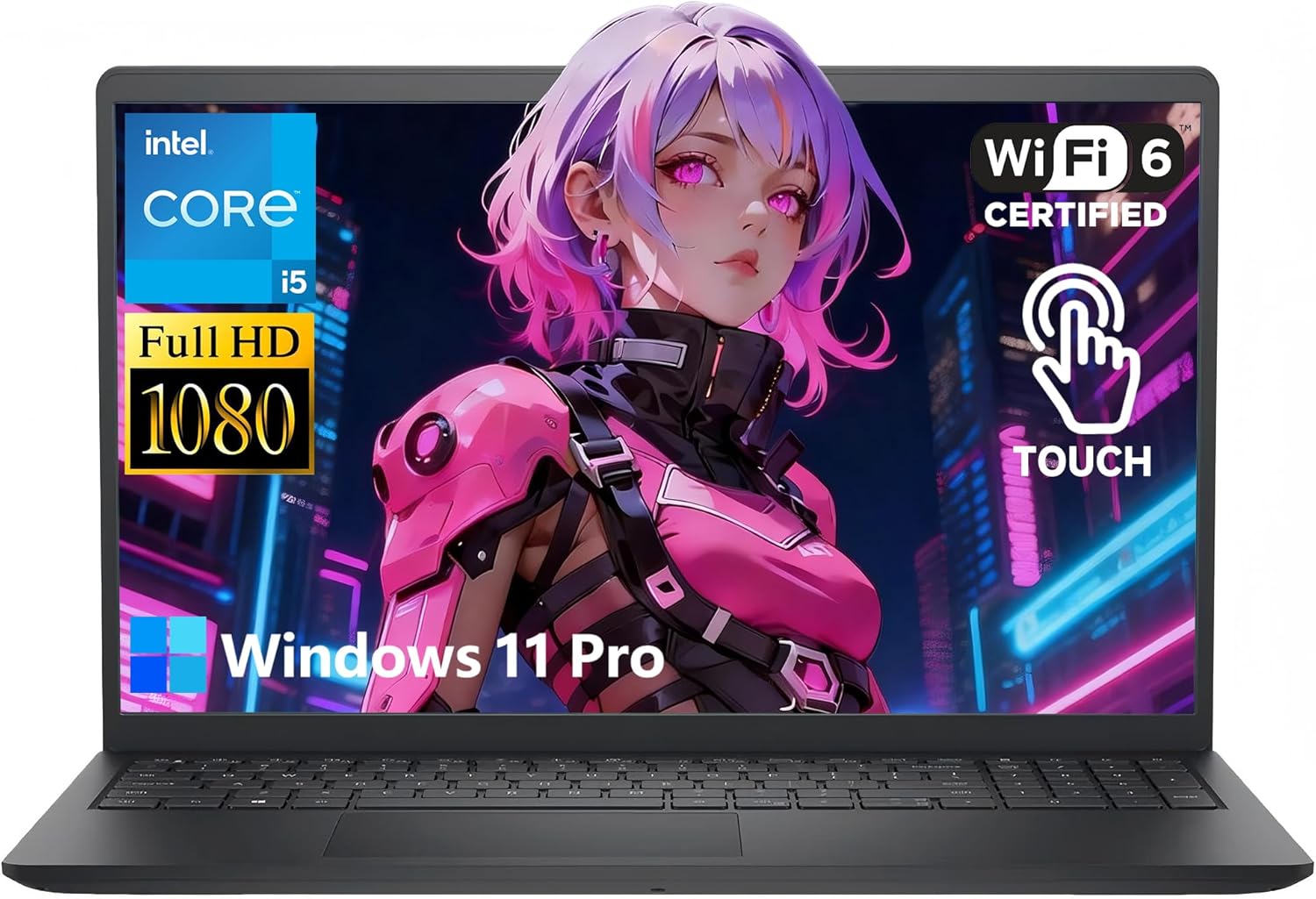 Dell Touchscreen Laptop Computer, Intel 10-Core i5-1334U(Beat Ryzen 7 7730U), 32GB RAM 1TB SSD, Win 11 Pro WiFi6 Long Battery Life Bluetooth, 15.6" 2K Laptops for Gaming Business Strike Deal