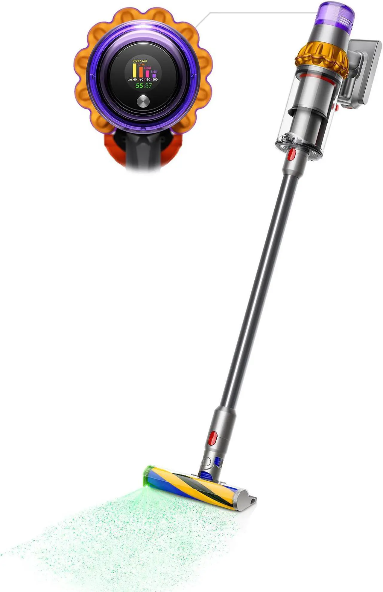 Dyson V15 Detect Total Clean Extra | Yellow/Nickel